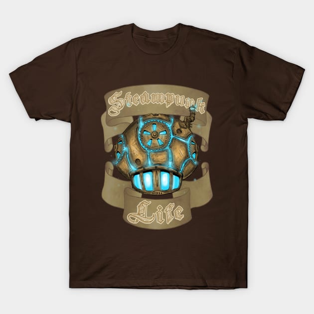 Steampunk Life T-Shirt by dragonrise_studio